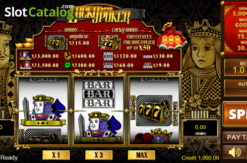 Οθόνη2. Lucky Poker 2 Κουλοχέρης