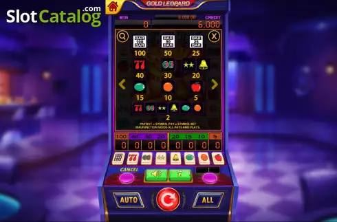 Οθόνη8. Gold Leopard Κουλοχέρης