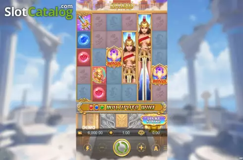 Οθόνη3. Athena Lucky Spread Κουλοχέρης