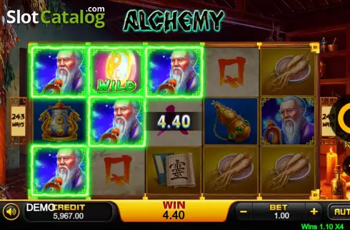 Οθόνη3. Alchemy (PlayStar) Κουλοχέρης