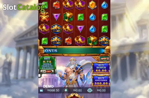 Οθόνη2. Zeus of Olympus (PlayStar) Κουλοχέρης