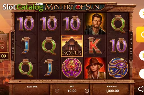 Οθόνη3. Mystery of Sun Κουλοχέρης