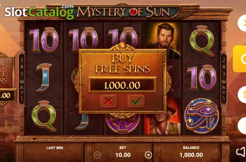 Οθόνη6. Mystery of Sun Κουλοχέρης