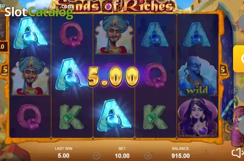 Οθόνη3. Sands of Riches Κουλοχέρης