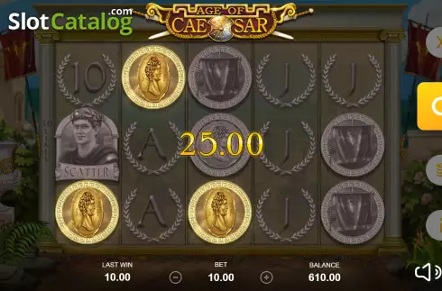 Οθόνη4. Age of Caesar (Playbro) Κουλοχέρης 
