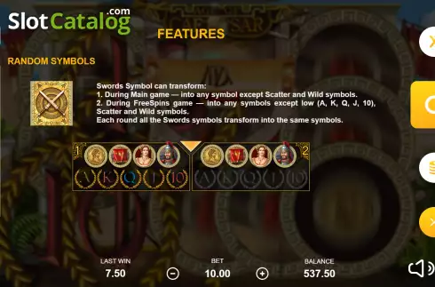 Οθόνη8. Age of Caesar (Playbro) Κουλοχέρης 