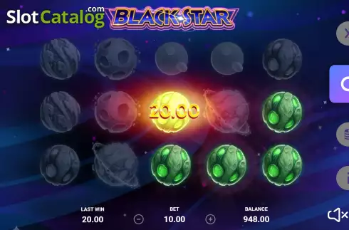 Οθόνη4. Black Star Κουλοχέρης