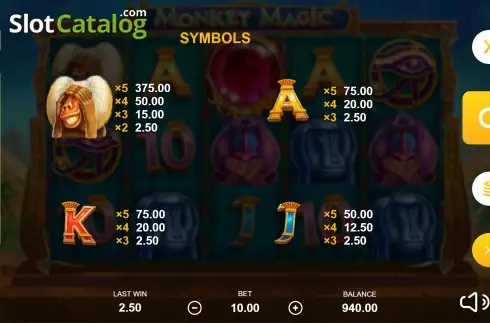 Οθόνη9. Monkey Magic Κουλοχέρης 