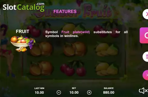 Οθόνη7. Summer Fruit Κουλοχέρης