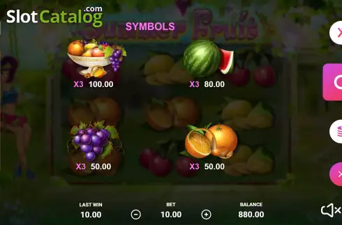 Οθόνη8. Summer Fruit Κουλοχέρης