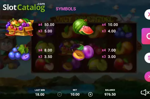 Οθόνη6. Juice Adventure Κουλοχέρης