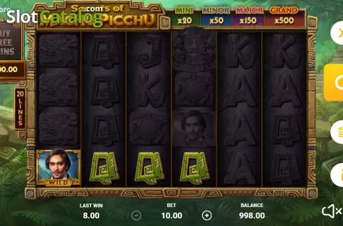 Οθόνη3. Secrets of Machu Picchu Κουλοχέρης