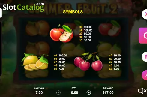 Οθόνη7. Summer Fruit 2 Κουλοχέρης 