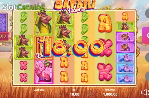 Οθόνη3. Safari Dance Κουλοχέρης