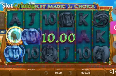Οθόνη3. Monkey Magic 2: Choice Κουλοχέρης