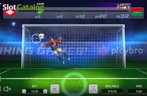 Οθόνη3. Penalty Rush x1000 Κουλοχέρης