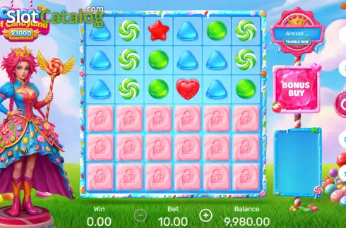 Οθόνη2. Queen of Candyland x1000 Κουλοχέρης
