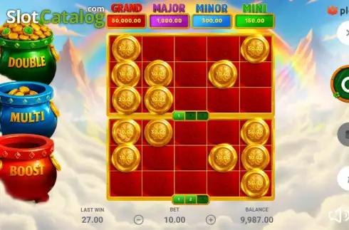 Οθόνη3. Leprecoin's 3 Pots: Hold & Win Κουλοχέρης