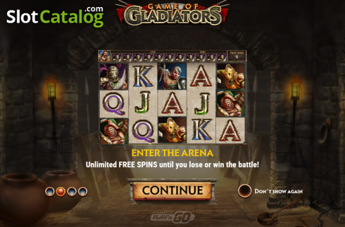 Οθόνη3. Game of Gladiators Κουλοχέρης