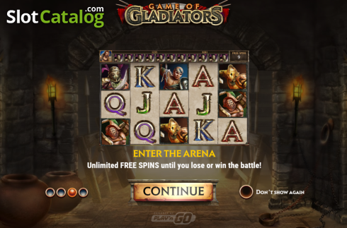 Οθόνη4. Game of Gladiators Κουλοχέρης