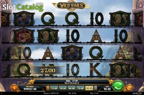 Οθόνη4. Wild Rails Κουλοχέρης