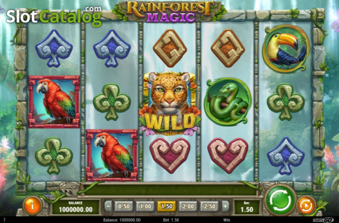Οθόνη3. Rainforest Magic Κουλοχέρης