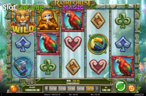 Οθόνη4. Rainforest Magic Κουλοχέρης