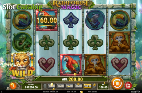 Οθόνη5. Rainforest Magic Κουλοχέρης