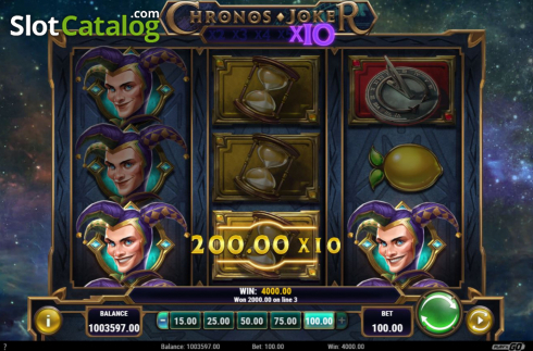 Οθόνη5. Chronos Joker Κουλοχέρης