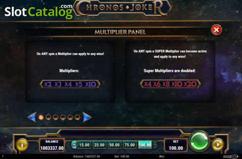 Οθόνη8. Chronos Joker Κουλοχέρης