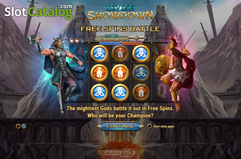 Οθόνη2. Divine Showdown Κουλοχέρης