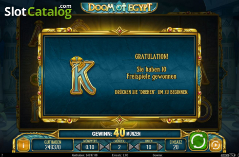 Οθόνη6. Doom of Egypt Κουλοχέρης