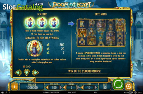 Οθόνη9. Doom of Egypt Κουλοχέρης