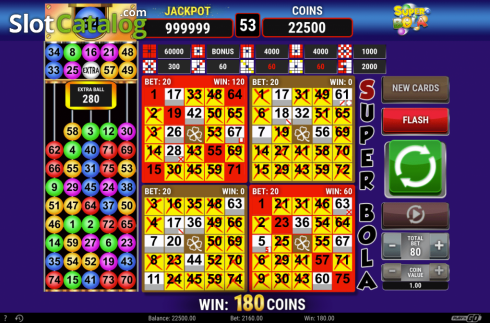 Οθόνη9. Super Bola Bingo Κουλοχέρης