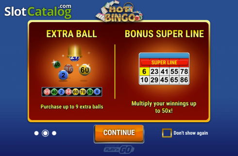 Οθόνη3. Hot Bingo (RCT Gaming) Κουλοχέρης