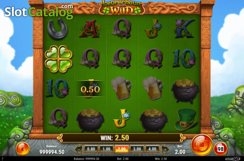 Οθόνη4. Leprechaun Goes Wild Κουλοχέρης