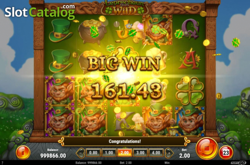 Οθόνη5. Leprechaun Goes Wild Κουλοχέρης