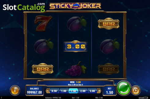 Οθόνη6. Sticky Joker Κουλοχέρης 