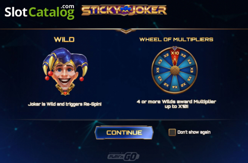 Οθόνη2. Sticky Joker Κουλοχέρης 