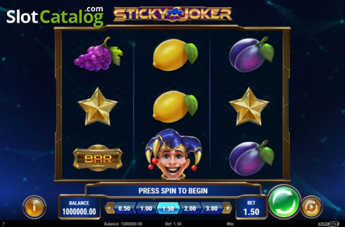 Οθόνη3. Sticky Joker Κουλοχέρης 