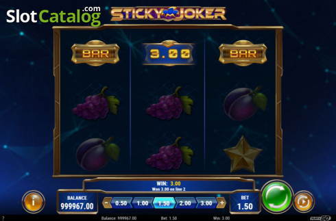 Οθόνη5. Sticky Joker Κουλοχέρης 