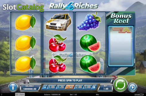 Οθόνη3. Rally 4 Riches Κουλοχέρης