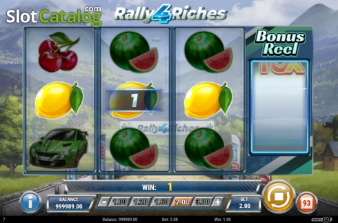 Οθόνη5. Rally 4 Riches Κουλοχέρης
