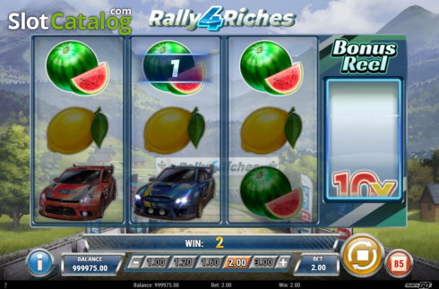 Οθόνη6. Rally 4 Riches Κουλοχέρης