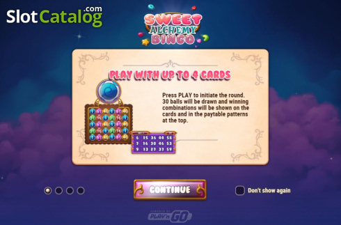 Οθόνη2. Sweet Alchemy Bingo Κουλοχέρης