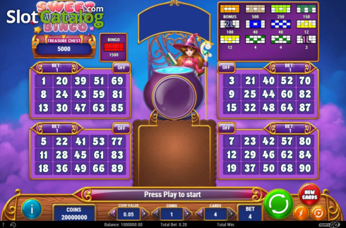 Οθόνη3. Sweet Alchemy Bingo Κουλοχέρης