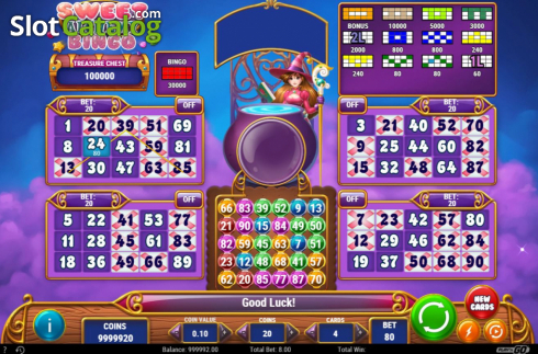 Οθόνη4. Sweet Alchemy Bingo Κουλοχέρης
