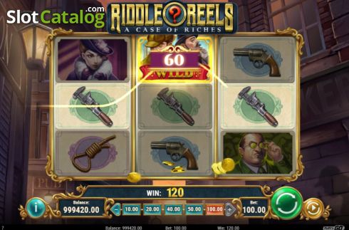 Οθόνη3. Riddle Reels Κουλοχέρης