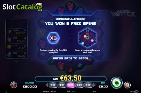 Οθόνη5. Diamond Vortex Κουλοχέρης