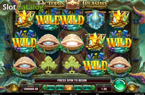Οθόνη3. Octopus Treasure Κουλοχέρης